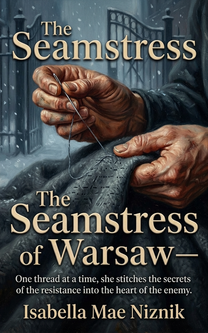 The Seamstress of Warsaw — A Jewish woman secretly embeds coded messages into uniforms during WWII.