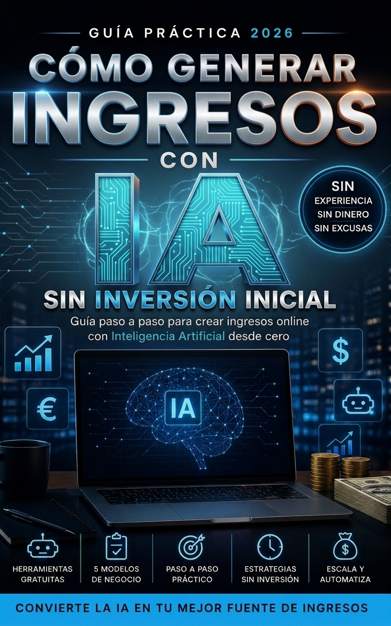CÓMO GENERAR INGRESOS CON IA SIN INVERSIÓN INICIAL