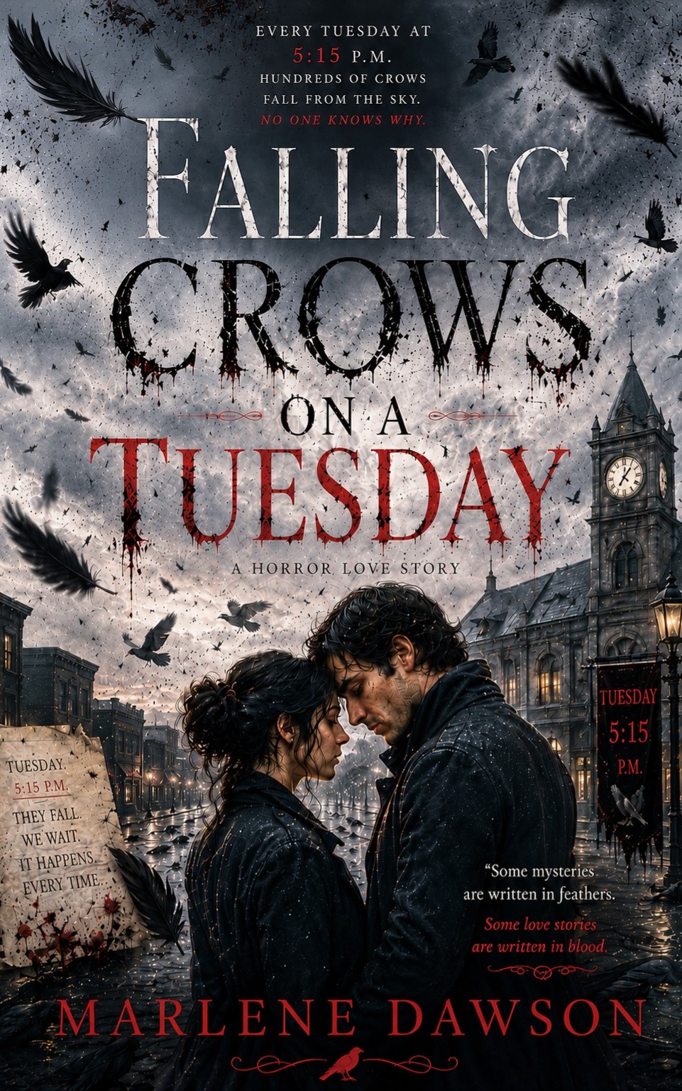 Falling Crow on a Tuesday