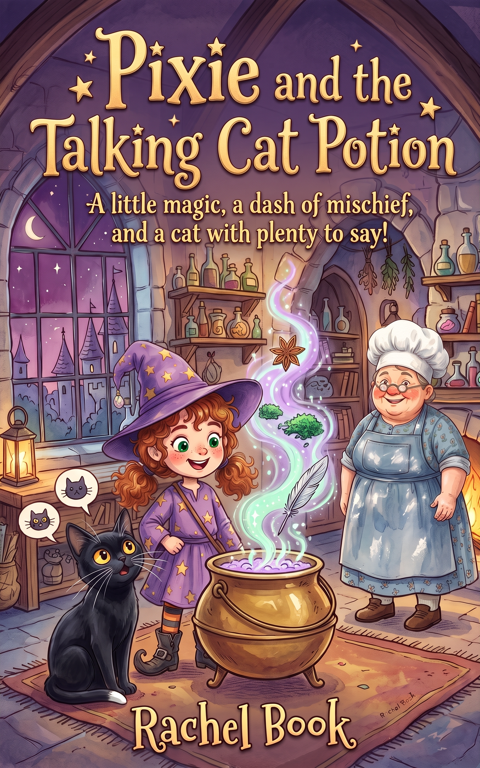 Pixie and the Talking Cat Potion
