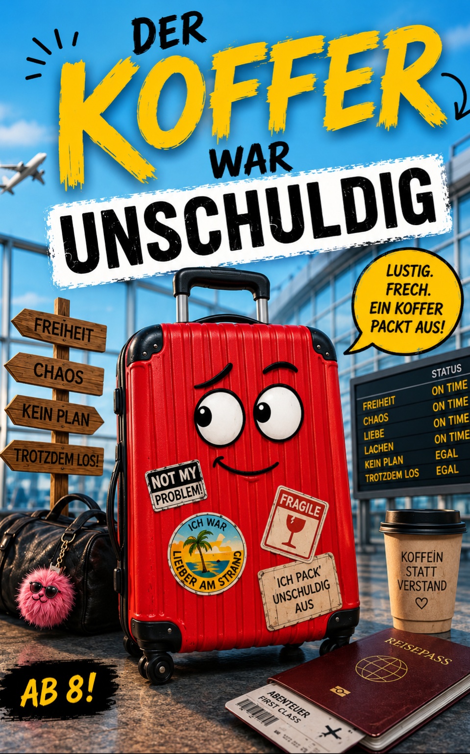 Der Koffer war unschuldig: Kunos turbulente Flugreise