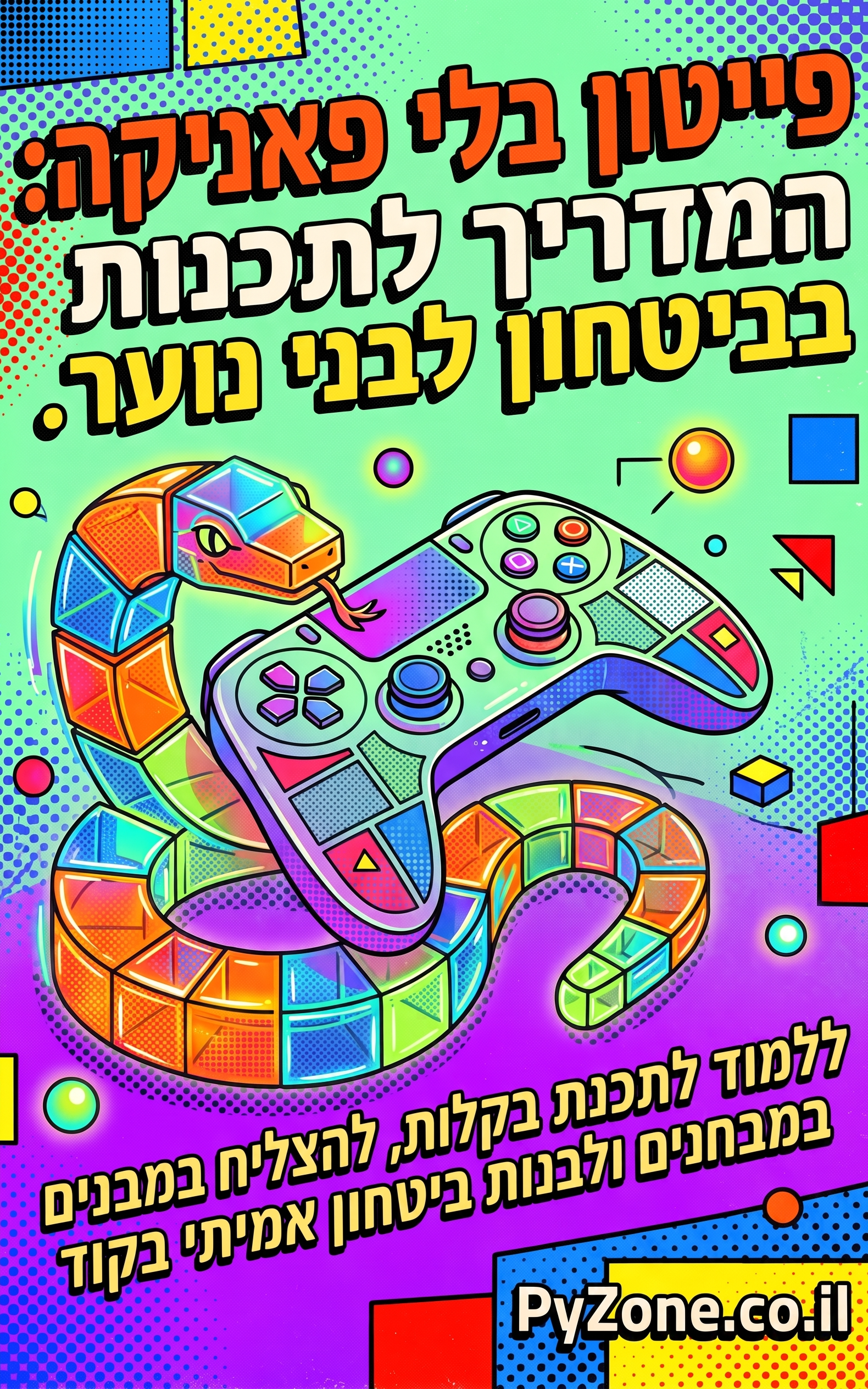 פייטון בלי פאניקה: המדריך לתכנות בביטחון לבני נוער.