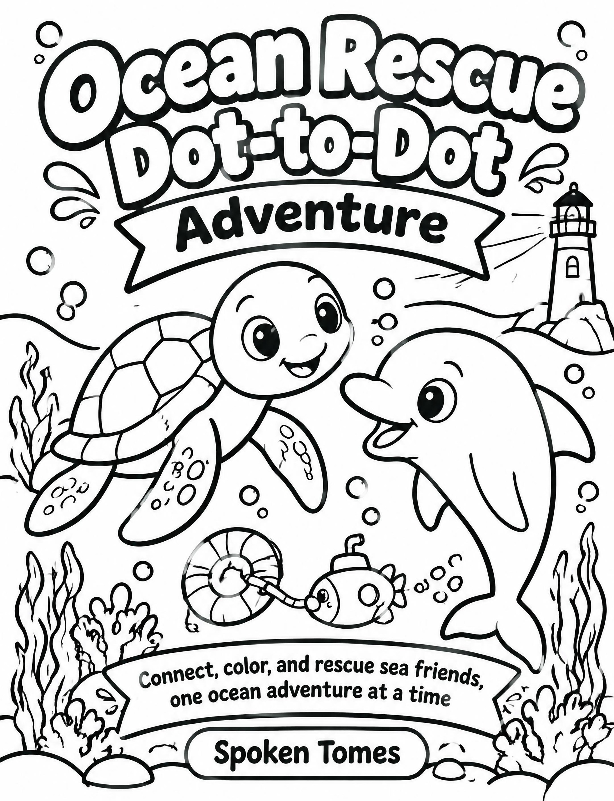 Ocean Rescue Dot-to-Dot Adventure
