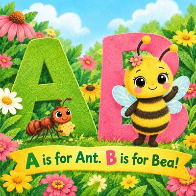 Bea Buzzes A to Z: A Garden Alphabet, Seite 1