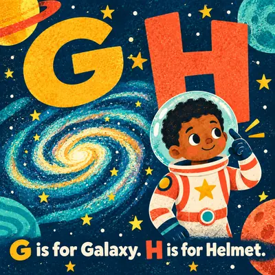 Ollie's Space Alphabet, Seite 4