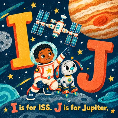 Ollie's Space Alphabet, Seite 5