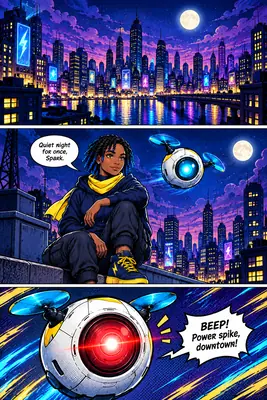 AMPERE: Blackout City, page 1