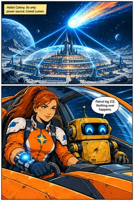 STARWARDEN: The Comet Heist, page 1