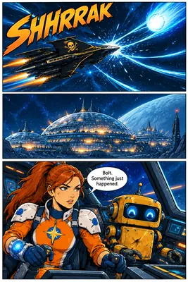 STARWARDEN: The Comet Heist, page 2