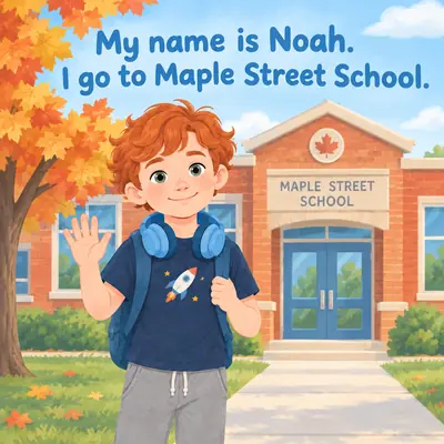 Noah and the Loud Fire Drill, Seite 1